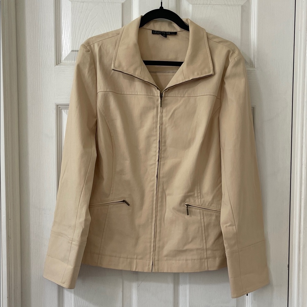 Lafayette 148 New York Beige Jacket